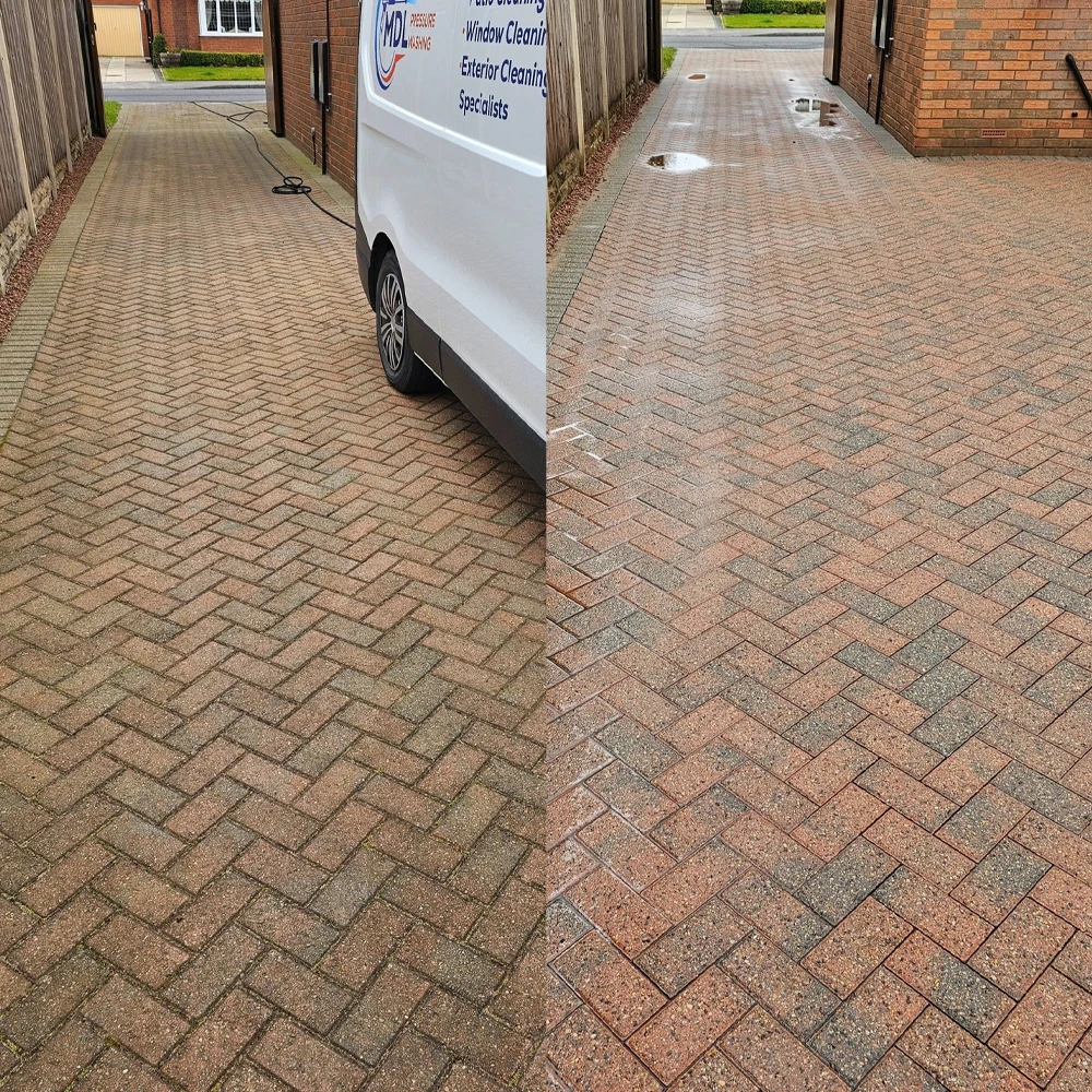 Paving and hardstanding clean