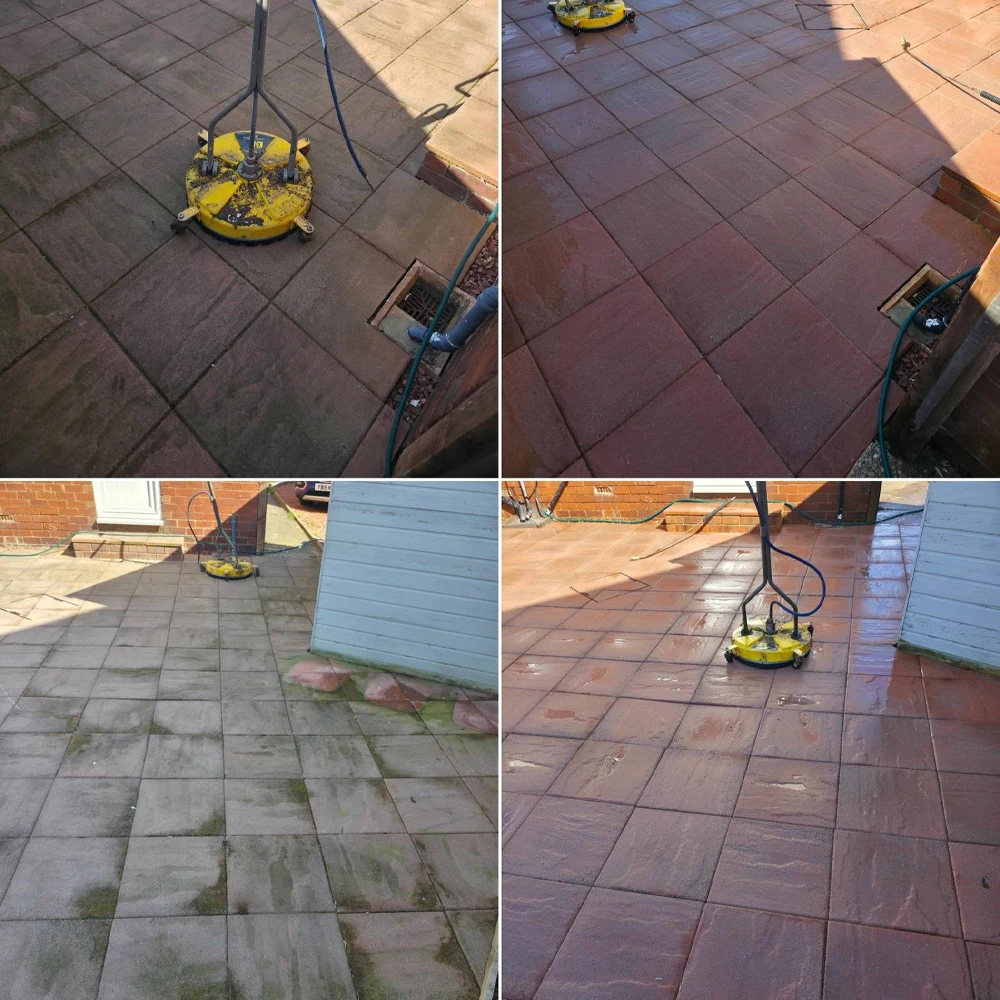 Exterior surface cleaning