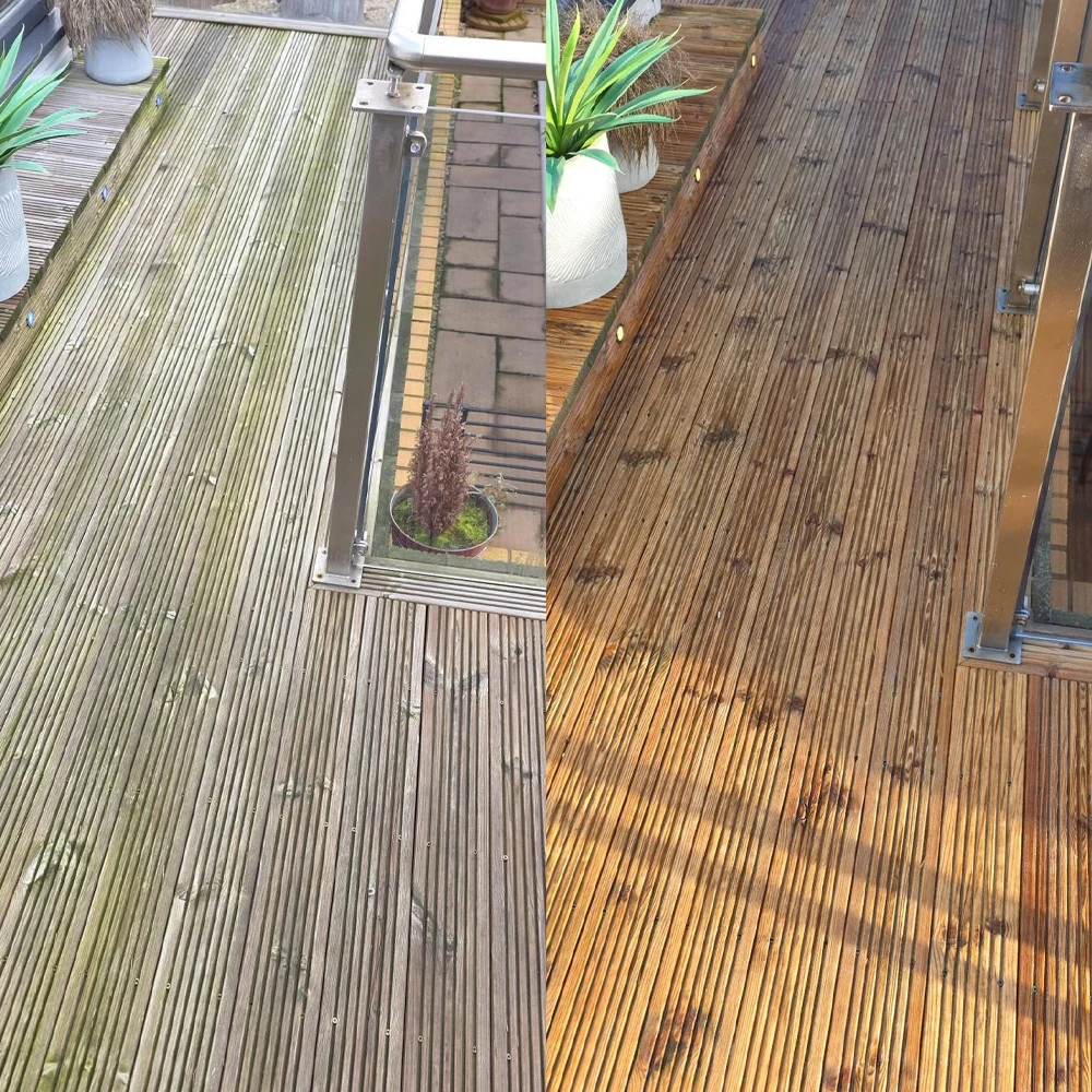 Driveway moss removal